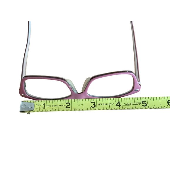 Ray-Ban RB1550 3656 Kids Eyeglasses Frames Pink Rectangular Cat Eye 48-15-130 - Picture 8 of 11